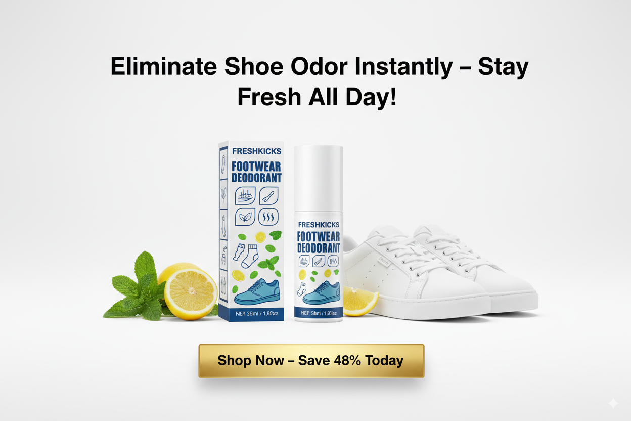 FreshKicks™ – Shoe Deodorizer Spray