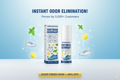 FreshKicks™ – Shoe Deodorizer Spray