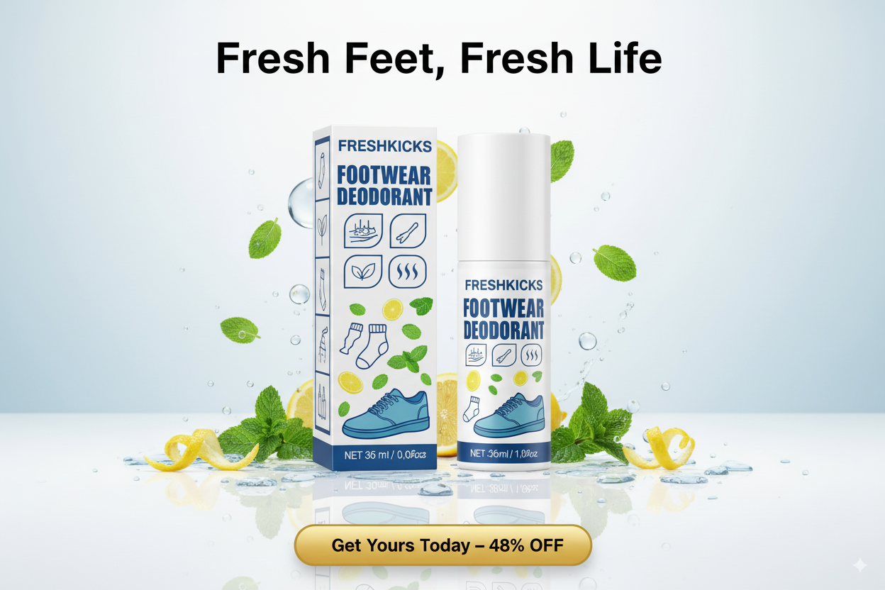 FreshKicks™ – Shoe Deodorizer Spray