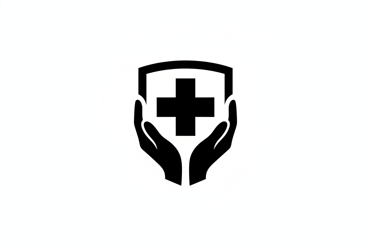 creat an icon represents Saves lives in emergencies no text just black colour icon make sure it should represen Saves lives in emergencies